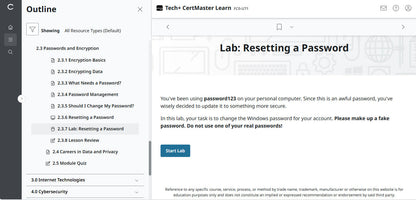 CompTIA Tech+ CertMaster Learn FC0-U71