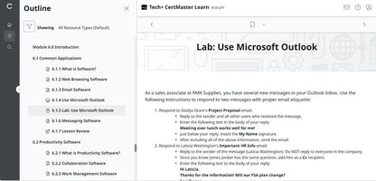 CompTIA Tech+ CertMaster Learn FC0-U71