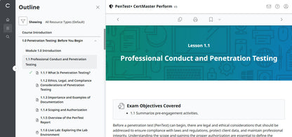 CompTIA PenTest+ CertMaster Perform PT0-003 (V3) ✅ Bestpreisgarantie