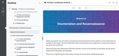 CompTIA PenTest+ CertMaster Perform PT0-003 (V3) ✅ Bestpreisgarantie