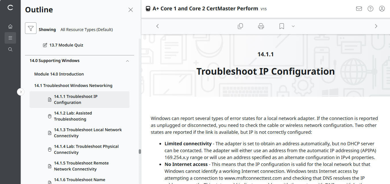 CertMaster Practice für CompTIA A+ Core 1 (220-1101) – (25 % Rabatt)