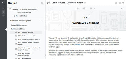 CertMaster Practice für CompTIA A+ Core 1 (220-1101) – (25 % Rabatt)