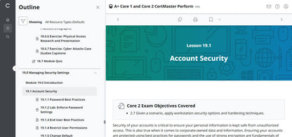 CertMaster Practice für CompTIA A+ Core 1 (220-1101) – (25 % Rabatt)
