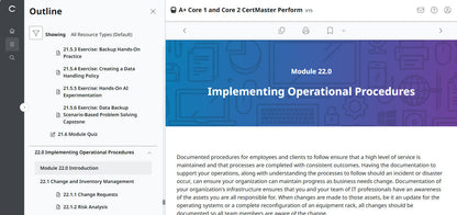 CertMaster Practice für CompTIA A+ Core 1 (220-1101) – (25 % Rabatt)