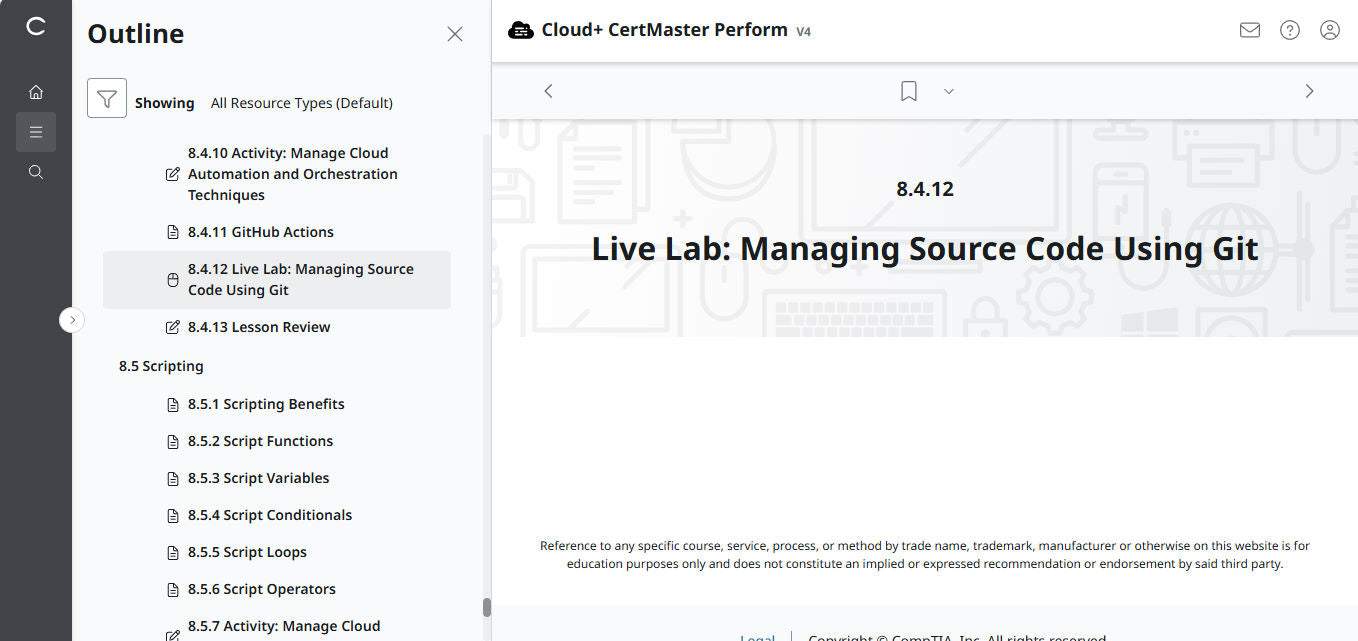 CompTIA Cloud+ CV0-004 eLearning-Paket