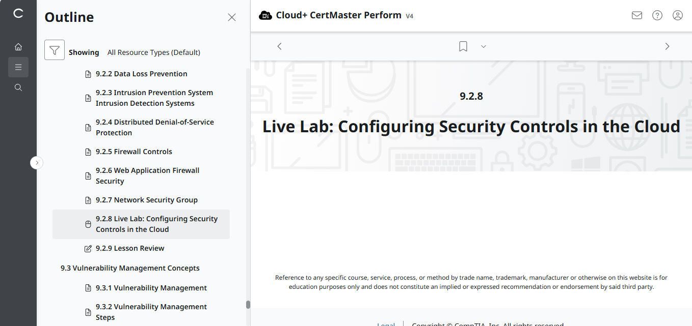 CompTIA Cloud+ CV0-004 eLearning-Paket