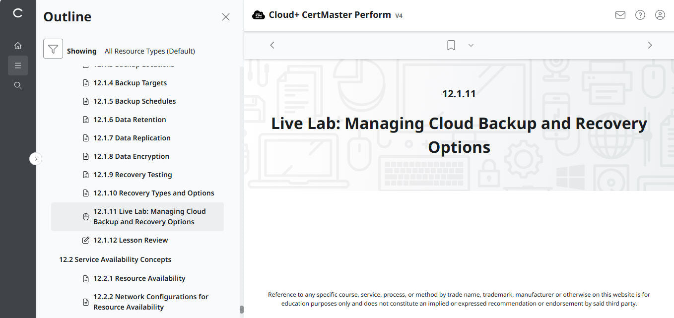 CompTIA Cloud+ CV0-004 eLearning-Paket