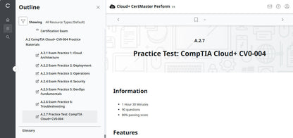 CompTIA Cloud+ CV0-004 eLearning-Paket